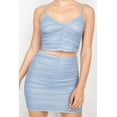 thumbnail image 3 of Shirred Cami Top & Mini Skirts Set, 3 of 5