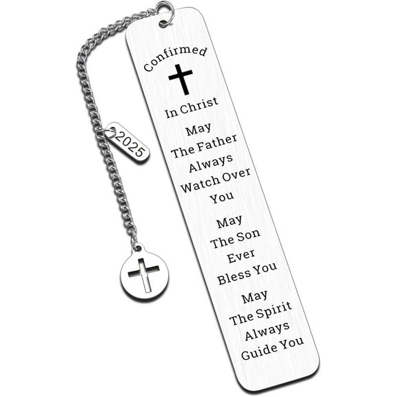 Confirmation Gifts for Teen Girls Boys Kids Teenager Christian Bookmark Baptism Gift Confirmed in Christ Bookmark Baptism First Communion Gift Religious Bible Verse Book Mark Gifts Christmas Gifts