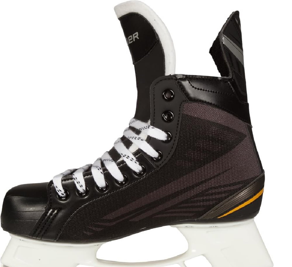 Men EUR 40.5 06.0 Black / Black Anatomically Shaped Foot Bed withMicrofibre Lining/  1048625 Bauer Supreme S 140/ Men/’s Ice Hockey Skates with Ankle Padding