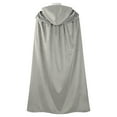 thumbnail image 3 of Hvyesh Medieval Cloak with Hood Renaissance Cape Halloween Hobbit Costume, 3 of 9
