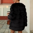 thumbnail image 5 of Ofreoo Winter Jackets for Women Faux Fur Coat with Solid V-neck,Holiday,Wedding,Party ,on Clearance, 5 of 8
