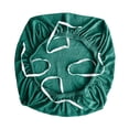 thumbnail image 4 of Funda universal para silla de oficina, protector elástico para sillas giratorias. Verde, 4 of 9