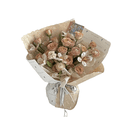 thumbnail image 4 of Nvzi gifts, flowers, gift box packaging paper, vintage two tone texture texture hand torn paper, flower packaging paper (red), 4 of 5