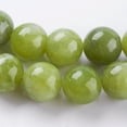thumbnail image 2 of Natural Peridot Bead Strands Round 8mm Hole: 1mm about 47pcs/strand 14.9 inch(38cm), 2 of 4