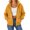Z2_Yellow, variant on Fashion Plus Size Pullover Hoodie for Womens Zip Up Solid Color Pockets Zipper Long Sleeved Regular Top Hooded Sweatshirts Coat Outwear 50% off Clearacne!