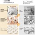 thumbnail image 7 of Duvet Cover Queen Size, Boho Tufted  3 Pieces Microfiber Duvet Covers Set with Zipper Closure, Soft Breathable Floral Bedding Set for All Seasons(Grey, Queen, 90"x90"), 7 of 7