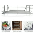 thumbnail image 5 of Joyfeel Single Wire Basket Pull Out Shelf Chrome Smooth Sliding Drawer Storage Organizer for Kitchen Base Cabinets Cupboards, 5 of 10