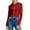 Red, variant on Fiaer Women Cropped Hoodie Casual Trendy Hooded Sweatshirts Long Sleeve Solid V Neck Drawstring Tops with Pocket Yellow S