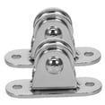 thumbnail image 3 of BESTOYARD 2Sets Heavy Duty Stainless Steel Rope Pulley Block with Ball Bearing Rollers for Industry, 3 of 8