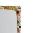 thumbnail image 3 of Ambesonne Retro Fitted Sheet, Daisy Flowers Leaves Print, California King, Green Orange and Grey Teal, 3 of 5
