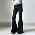 thumbnail image 5 of Vedolay Ladies Pants Casual Baggy Washed Straight Denim Pants with Pocket Black,S, 5 of 5