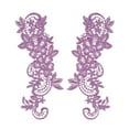 thumbnail image 3 of 2.75" x 8" 12 Colors Pair of Embroidered Guipure Venice Lace Sewing Supplies, 3 of 4