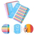 thumbnail image 2 of HLONK 38Pcs Multicolor Tab Binder Dividers for Home Office & School, 2 of 6