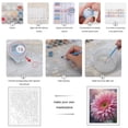 thumbnail image 3 of Paint By Numbers Kit for Adults Beginner - Pink Flower Close Up Bloom Radiance DIY Canvas Painting Kits for Adults, Frameless Paint By Number for Adults for Home Wall Decor 16x20 Inch, 3 of 7