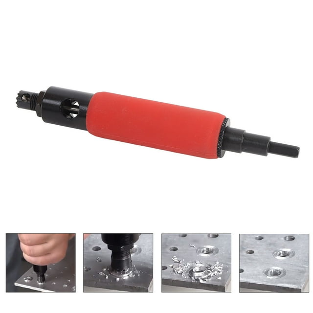 Rivet Removal Tool, Rivet Drill Remover High Strength Alloy Steel Efficient for Dome Flat Head Rivets