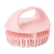 thumbnail image 2 of Cepillo De Champú Para El Cabello, Cerdas De Silicona Suave, Depurador Del Cuero Cabelludo, Con Ranura Elástica Para El Baño Del Hogar, 2 of 8