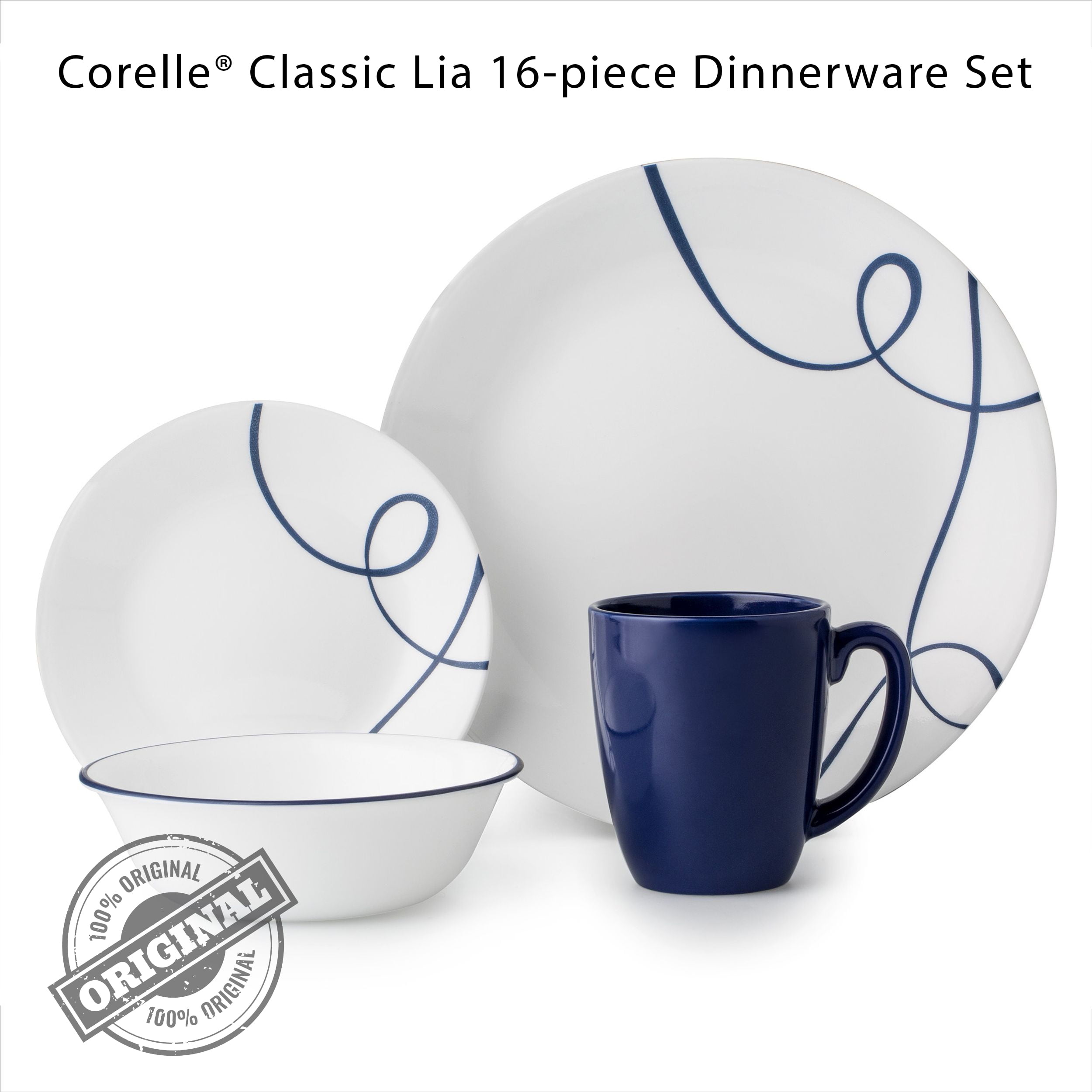 Corelle Lia Corelle Classic 16 Pc Dinnerware Set Corelle® Classic
