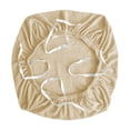 thumbnail image 1 of Fundas elásticas para sillas de oficina de licra, lavables y extraíbles, protector de muebles para silla Beige, 1 of 8