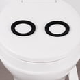 thumbnail image 4 of LIFKOME 2 Pcs Bride de Toilette RV Filetée Mâle Caoutchouc Noir Installation Facile pour Toilettes RV, 4 of 8