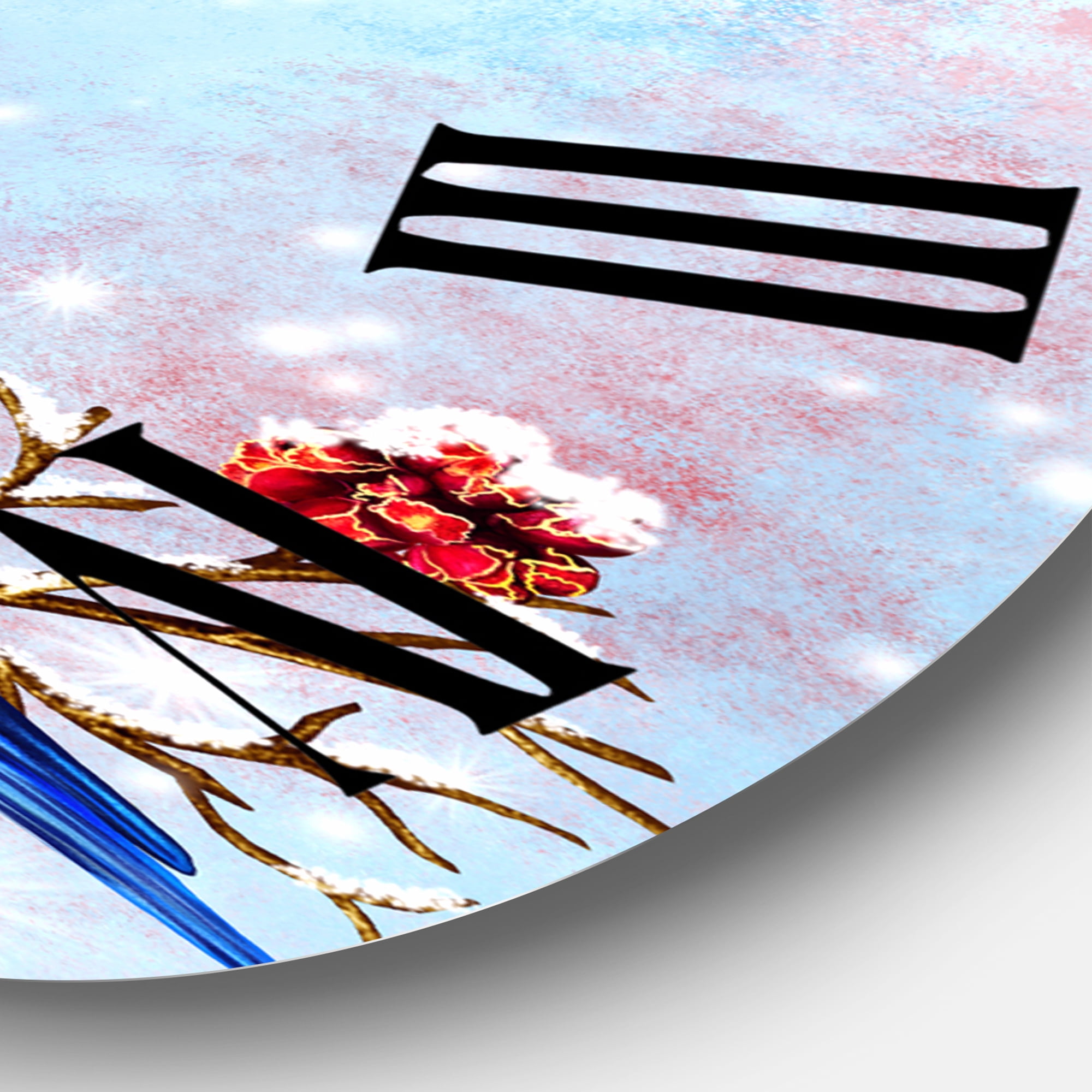 Designart 1 in Quartz Traditional Wall Clock