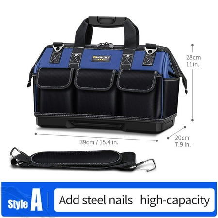 

WINHUNT Portable Wear-resistant Multi-functional Repair Canvas Thickened Large-capacity Electrician Special Tool Bag