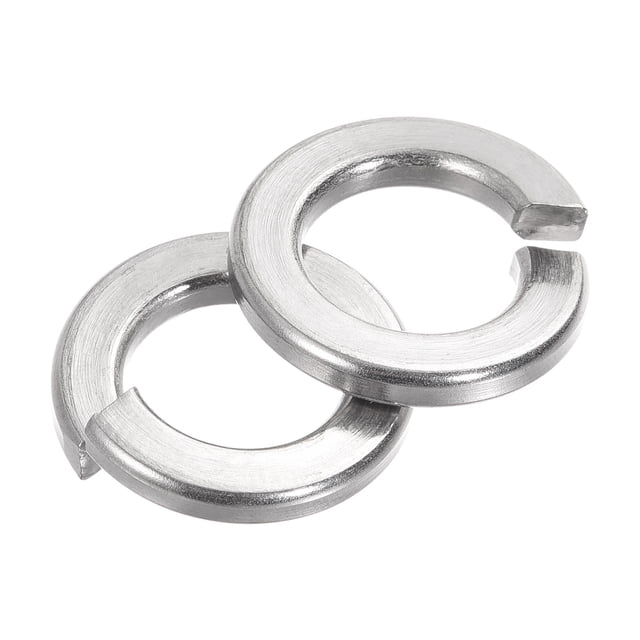 Unique Bargains 1/2-Inch 304 Stainless Steel Spring Lock Washer Split Lock Washer 30 Pack