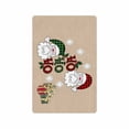 thumbnail image 4 of Front Door Mats Outdoor Indoor Kitchen Mat, Christmas Tree Snowflake Entrance Doormat Non-Slip Bathroom Rugs Washable Floor Mats for Sink/Porch, 24 x 16 Inch 30x 18 Inch, 4 of 5