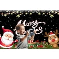 thumbnail image 5 of 20x10ftMerry Christmas Backdrop Decorations, Winter Santa Claus Snowflake Reindeer Banner Indoor for Xmas Holiday Party Photo, Decoration Supplies for Home School Office Photo Booth Portrait Props, 5 of 5