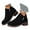 b-Black, variant on Women's Short Ankle Boots Low Heel Western Chelsea Dressy Slip on Booties Fall Winter Office Work Shoes