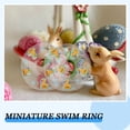 thumbnail image 2 of SHISUYAN 10pcs Adorable Mini Swimming Rings Decorative Small Swim Rings Tiny Swim Rings Mini House Decors, 2 of 8