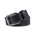thumbnail image 2 of Cinturón Timberland para Niños en Cuero Negro Estilo Búfalo, Talla Grande, 2 of 3