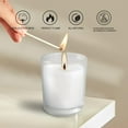 thumbnail image 2 of NGD 48 Pack Warm White Unscented Clear Glass Filled Votive Candles. Hand Poured Wax Candle Ideal Gifts for Aromatherapy Spa Weddings Birthdays Holidays Party., 2 of 13