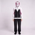thumbnail image 5 of Superhero Cosplay Full Zip Mask Hoodie, Spider Web Print Sweatshirt for Boys Halloween Fancy Dress Party Cosplay, 5 of 5