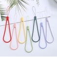 thumbnail image 1 of Wrist Strap Hand Lanyard Waterproof Silicone Rubber Charms FoThumb Drives Keys Badges Keychain 7pcs Assorted Colors, 1 of 3