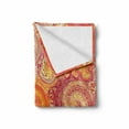 thumbnail image 2 of Grunge Soft Flannel Fleece Throw Blanket, Grunge Swirl Patterns Brush Style Waterpool Waves Nested Colors Boho Marbling Art, Cozy Plush for Indoor and Outdoor Use, 50" x 60", Multicolor, by Ambesonne, 2 of 6