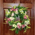 thumbnail image 3 of Worth Imports Inc 22" White & Pink Hydrangea Wreath, 3 of 3