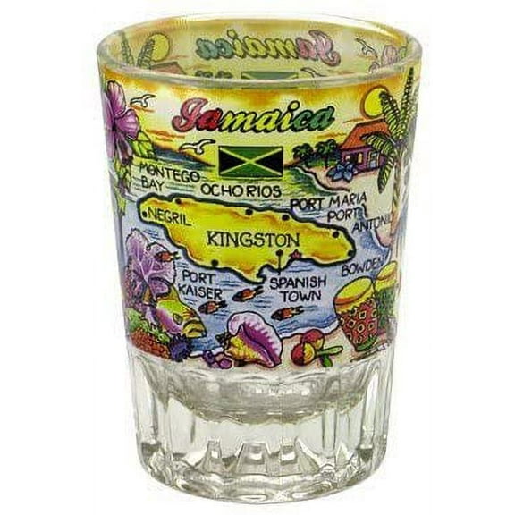 Jamaica Double Shot Glass