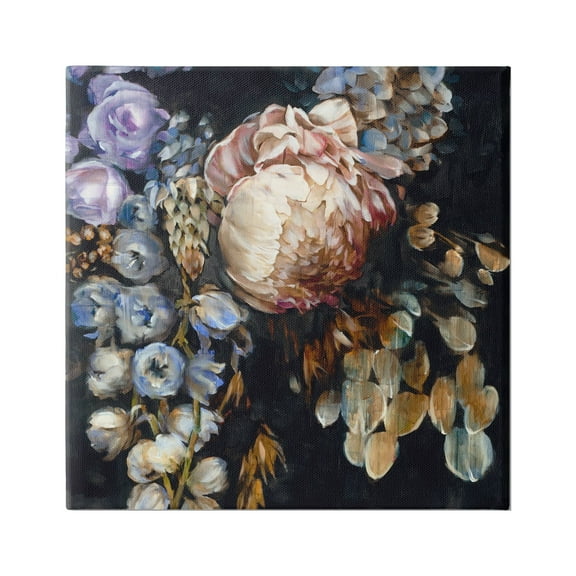 Stupell Industries Traditional Floral Arrangement Botanical & Floral Painting Gallery Wrapped Canvas Print Wall Art