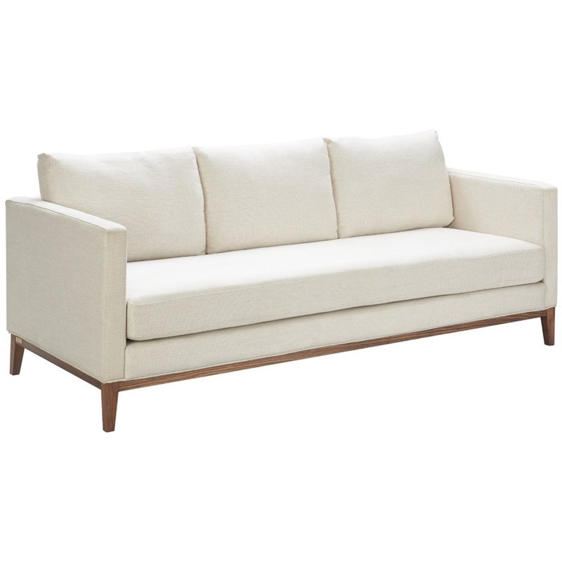 Tommy Hilfiger Guilford Sofa with Solid Wood Base Coastal Cream