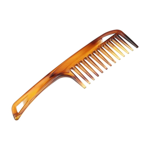 ACDANC Hair Comb Detangling Comb Long Handle Hair Combs Brown for Women