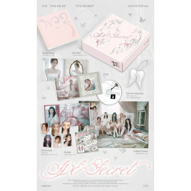IVE SECRET LOVED IVE Ver. レイ 10枚 IVE - [IVE SECRET] 4th Mini Album LOVED IVE (Limited) Version