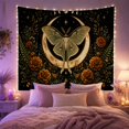 thumbnail image 2 of Pale Green Luna With Moth Prominent Eyespots Its, Mystical Fantasy for Space Lovers, Galaxy Room Decor, Mother's Day Gift, Tapestry Wall Hanging for Bedroom and Dorm, 2 of 7