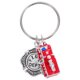 thumbnail image 1 of Llavero de camión de bomberos, llavero de motor de bomberos, colgante decorativo, colgante metálico para bolso, 1 of 7