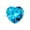 11-Nov-Blue Topaz, variant on Iefil S925 Sterling Silver Birthstone Heart Pendant Necklace for Women, Dainty Graduation Gifts 2026, Rose CZ Fine Jewelry