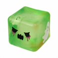 thumbnail image 3 of Halloween Ghost Squishy Cube Toy with Slow Rising Soft Foam, Green Gradient Design with Crying Ghost Print, for Kids and Adults Relaxation, Squeeze Toy, 3 of 3