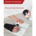 thumbnail image 3 of Hurmoya Wrist Brace with Thumb Spica for Carpal Tunnel & Tendonitis, Right Hand (Large), 3 of 10
