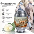 thumbnail image 3 of Deer Autumn Regal Stag Cremation Keepsakes For Ashes - Cremation Urns For Human Ashes - Keepsake Urns For Ashes Adult Female Mom, Funeral Urns For Human Ashes Adult (Size -3",2pcs), 3 of 5