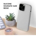 thumbnail image 5 of RadEnergy iPhone 13 Mini Case, EMF Protection Shungite Liquid Silicone Phone Case, Beige, 5 of 10