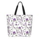 thumbnail image 1 of Disketp Lavender Flowers Bolsa Tote Estampada para Mujer, Bolso de Hombro y de Mano para Compras y Viajes, 1 of 8