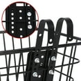 thumbnail image 3 of Bicycle Basket Bicycle Front Basket Bike Front Basket Detachable Bike Basket Hanging Bold Bicycle Basket Electric Vehicle Adjustable Front Frame Basket Multifunctional Quick, 3 of 6